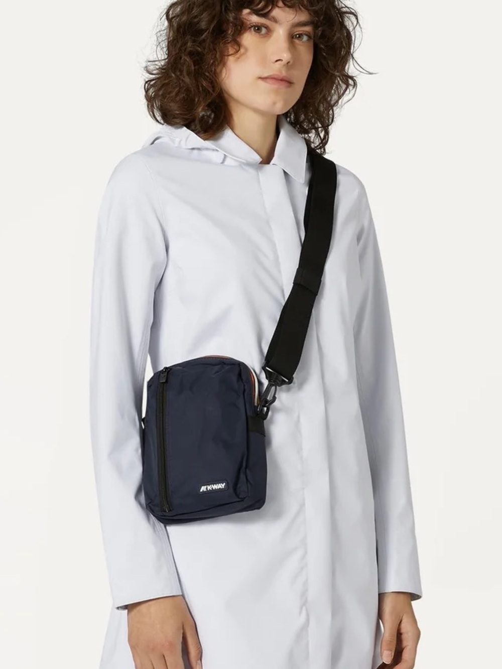 NWOT K-Way barbiton crossbody bag in navy